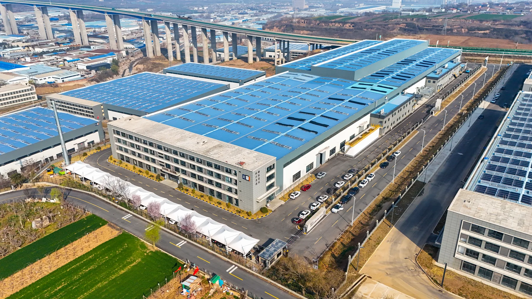 Exterior view of the Titanium Valley manufacturing building
