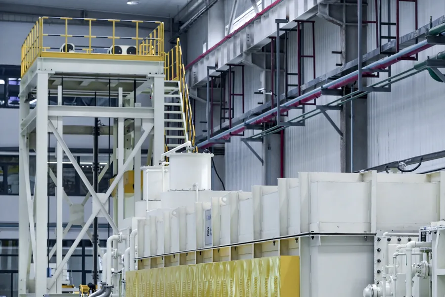 Continuous annealing equipment for non-ferrous metal materials